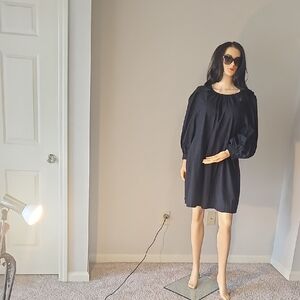 Who What Wear Black Long Sleeve Dress